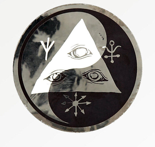 Welcome Skateboards - Talisman Logo Sticker - Silver