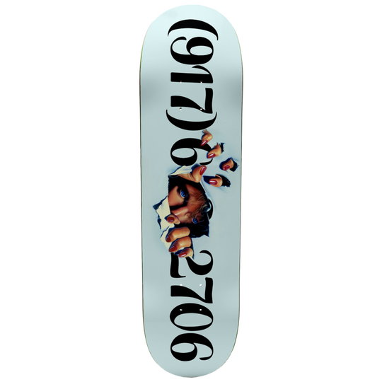 917 Dialtone Ripper Blue Skateboard Deck - 8.25