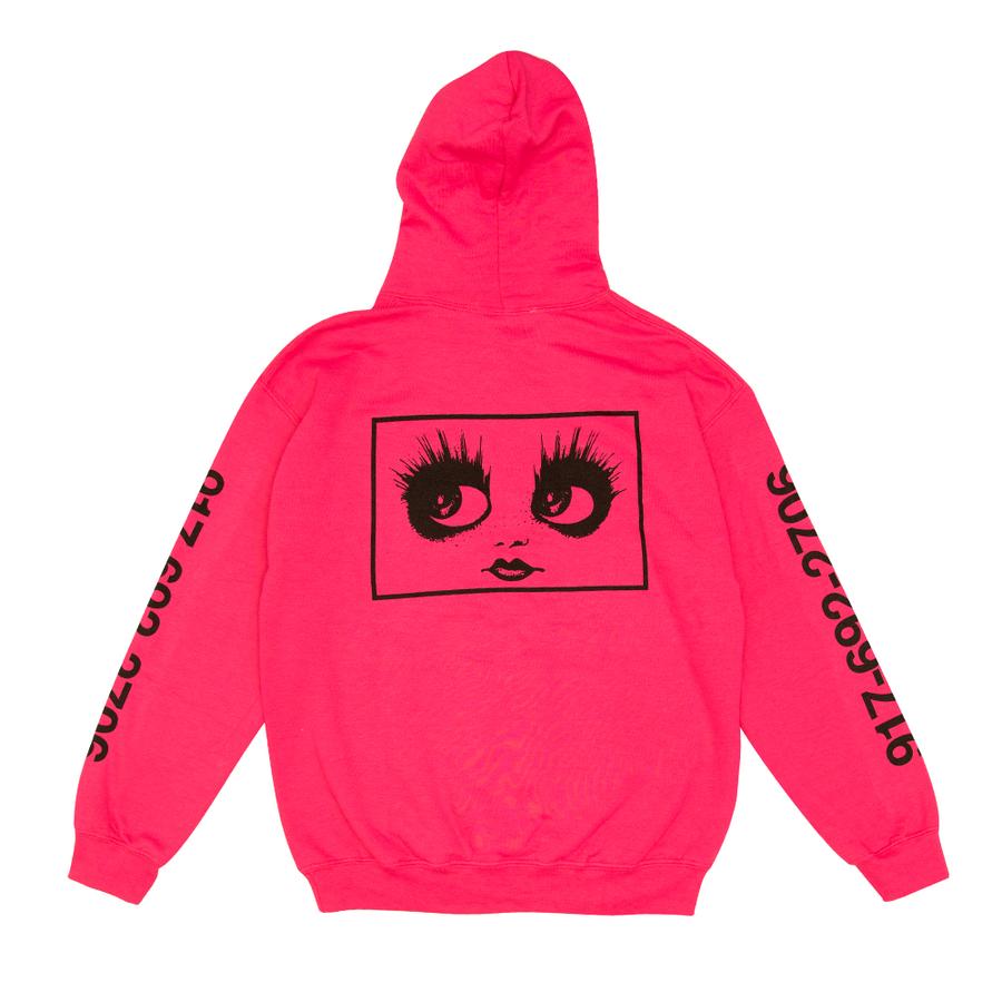 917 Eyes Dialtone Hoodie Pink – Slugger Skate Store