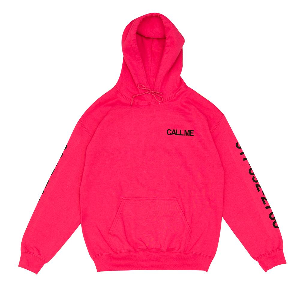 lil peep hoodie pink