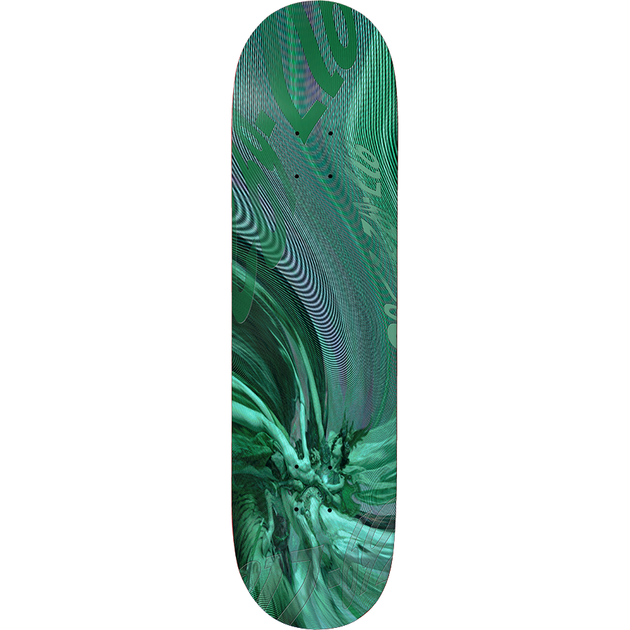 917 Liquify Green Skateboard Deck - 8.18