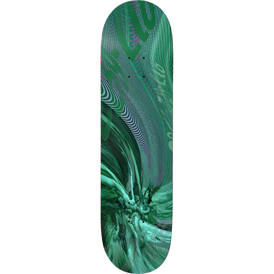 917 Liquify Green Skateboard Deck - 8.18
