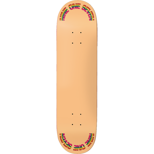 917 Rainbow Slick Skateboard Deck Peach - 8.25