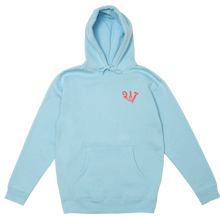 917 Skull Hoodie Light Blue