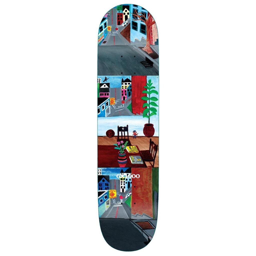 GX1000 Acid Smoked Hills Skateboard Deck - 8.25