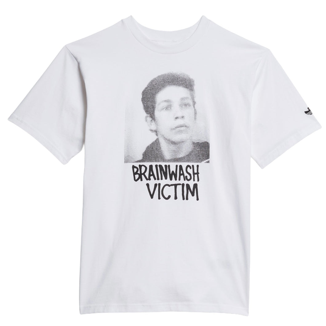 Adidas Skateboarding Mark Gonzales Aloha Brainwash Victim T-Shirt - White