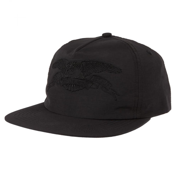 Anti Hero Basic Eagle Logo Snapback Cap - Black/Black