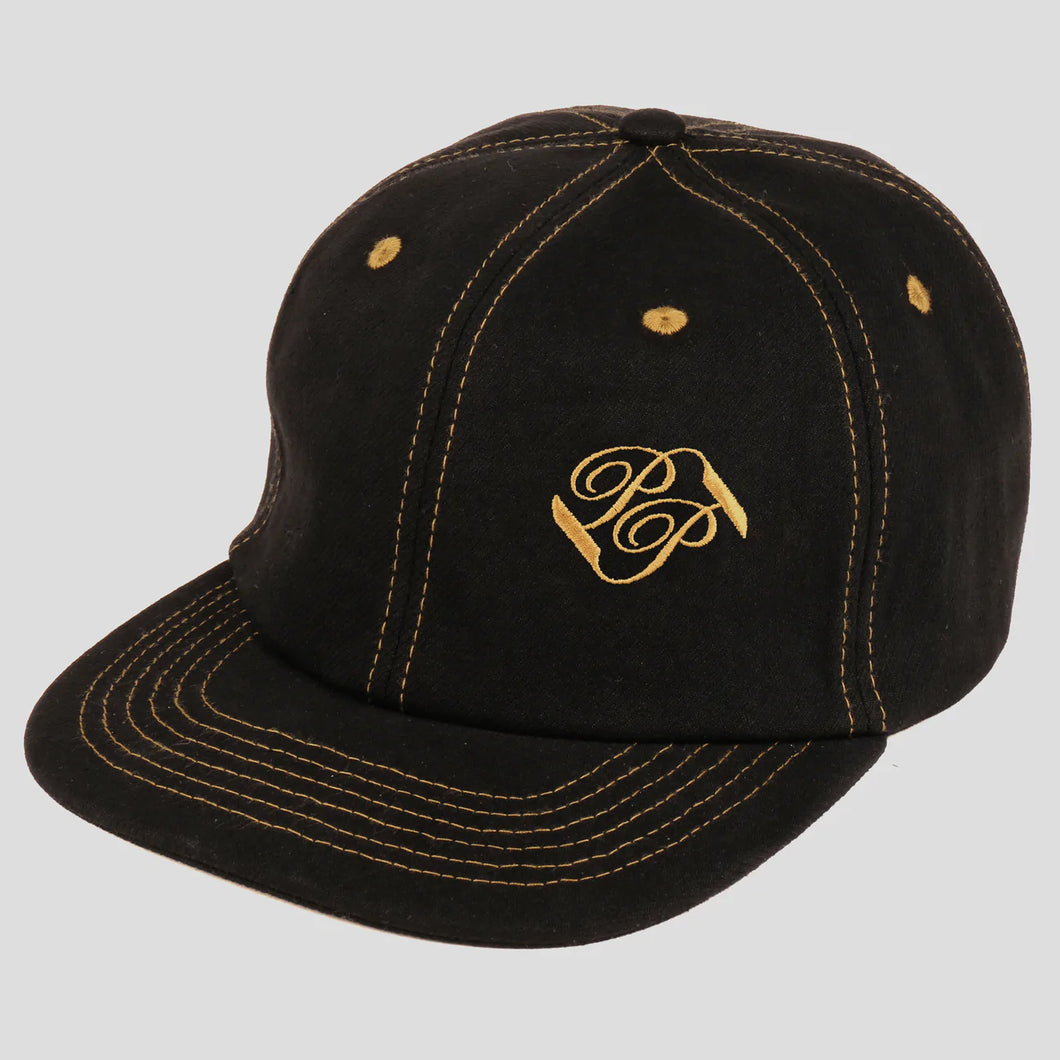 Pass-Port Banner 6 Panel Cap -  Black