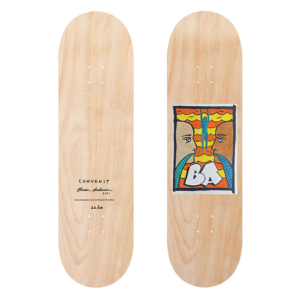 Clown Skateboards X Brian Anderson Convenit Skateboard Deck - 8.25