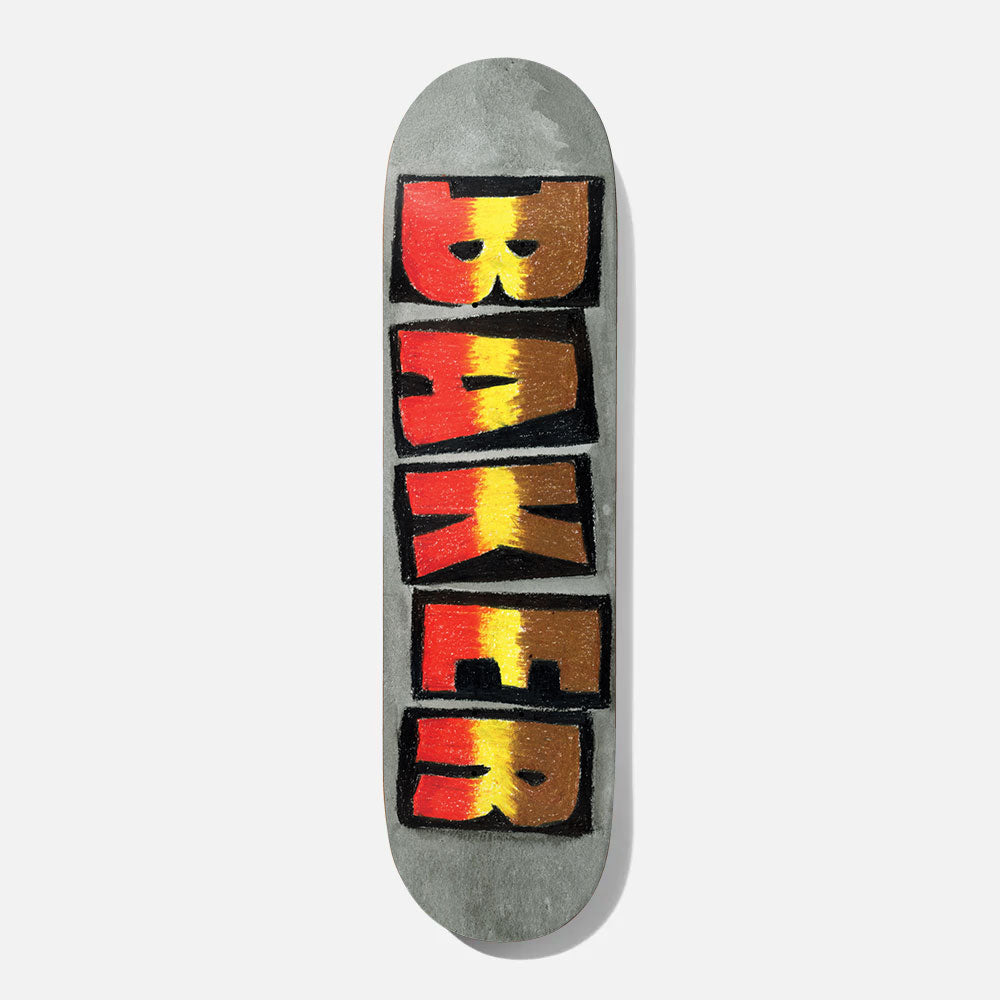 Baker Skateboard T-Funk Yellow Stripe Skateboard Deck - 8.00