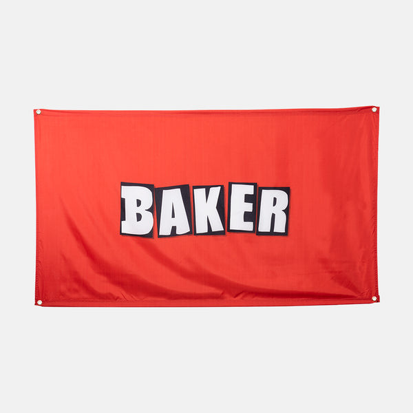 Baker Skateboards Brand Logo Flag - Red