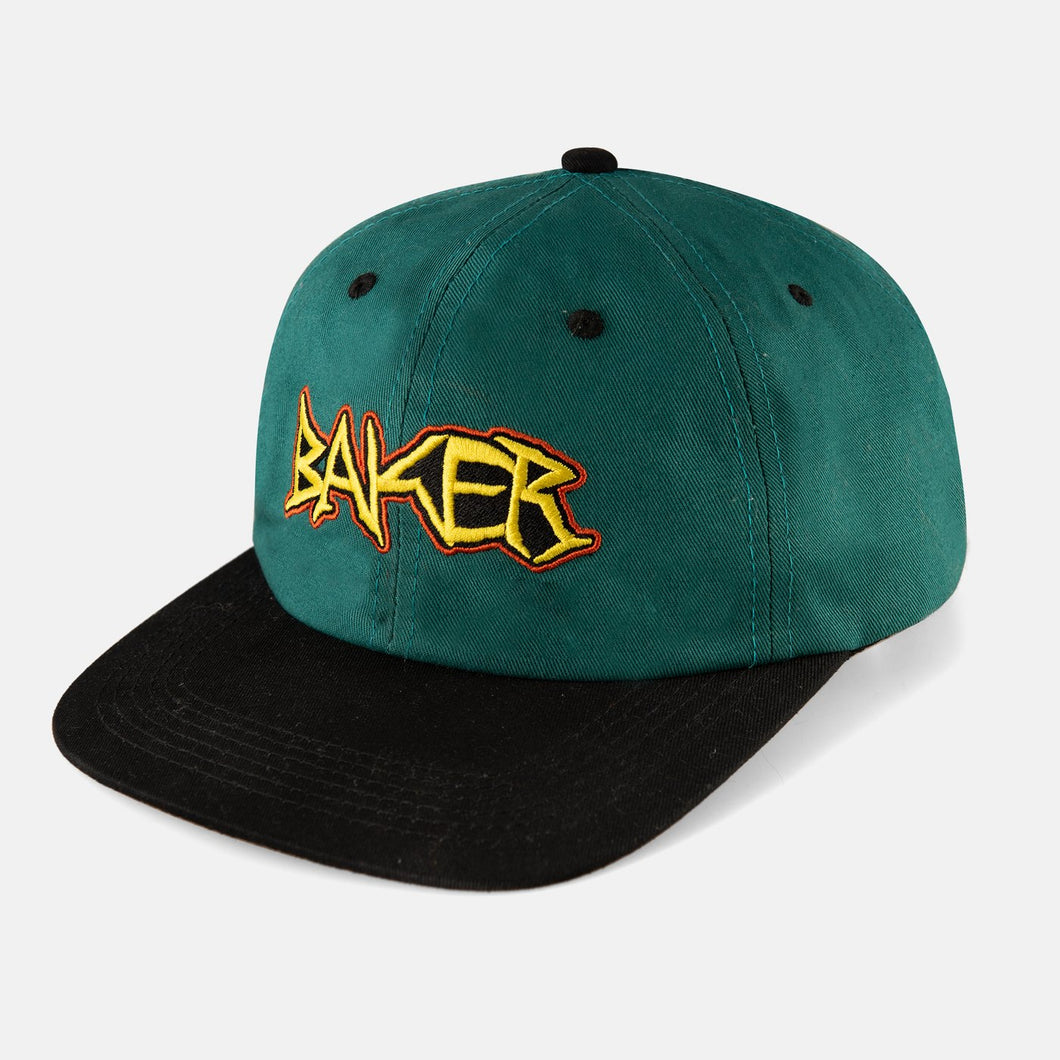 Baker Skateboards Dagger Teal Snapback Cap - Teal/Black