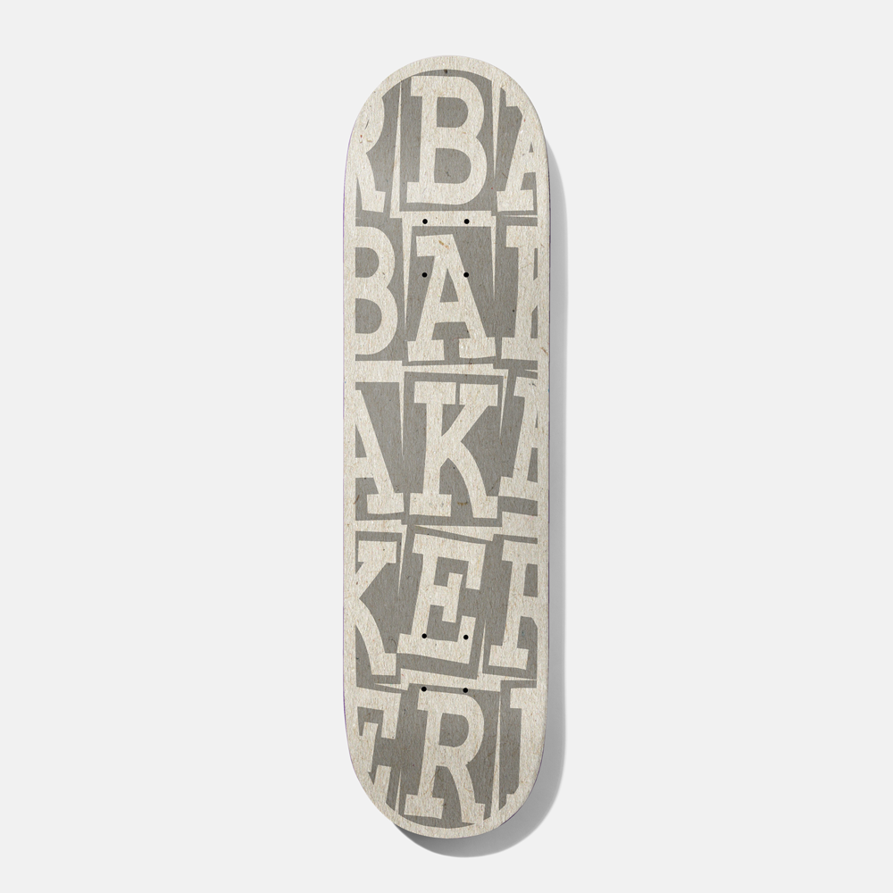 Baker Skateboards Kader Ribbon Stack Skateboard Deck - 8.00 B2 Shape (Steep)