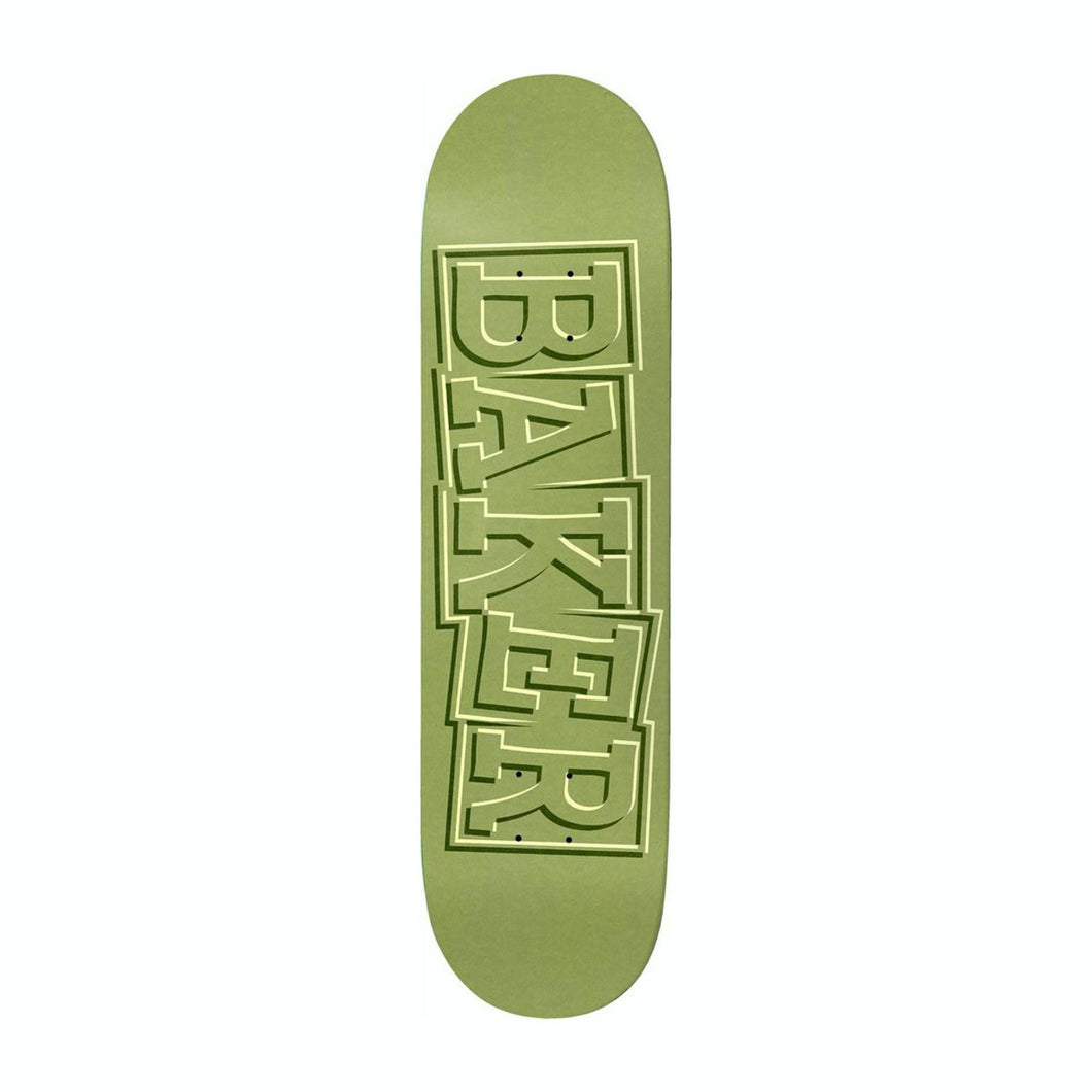 Baker Skateboards T-Funk Ribbon Green Skateboard Deck - 8.5