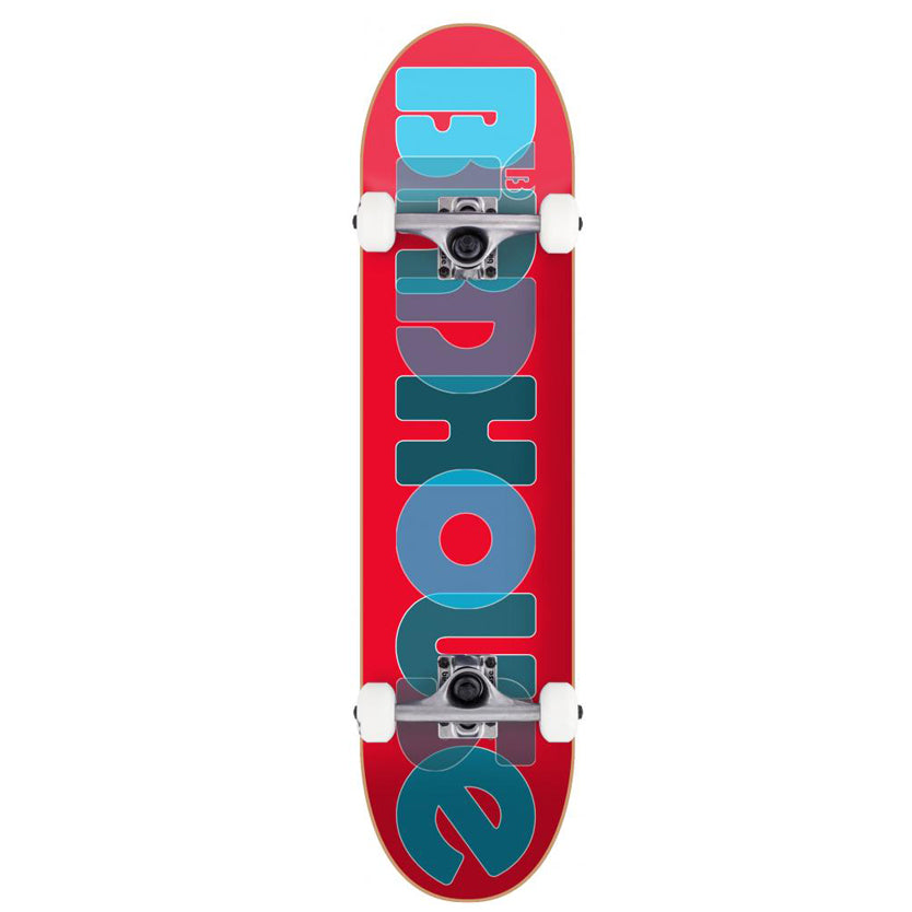 Birdhouse Stage 1 Opacity Logo 2 Red Complete Skateboard - 8.00