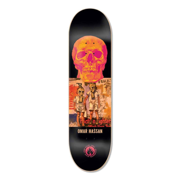 Black Label Skateboards Omar Hassan Juxtapose Skateboard Deck - 8.38