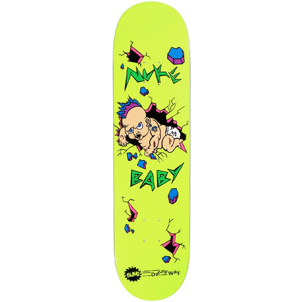 Blind Danny Way Nuke Baby HT Popsicle Reissue Skateboard Deck Yellow - 8.375