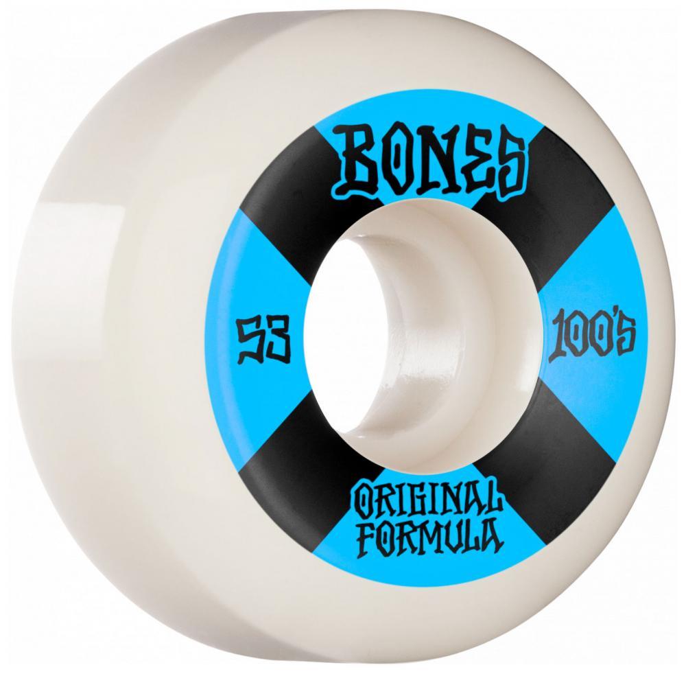 Bones Wheels 100's V5 #4 Sidecut Skateboard Wheels - 53MM