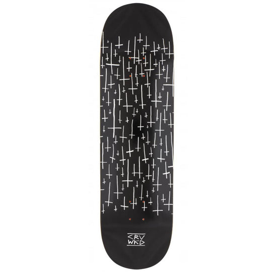 Carve Wicked Team Skateboard Deck Black - 9.00