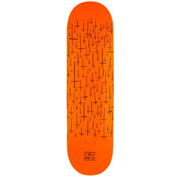 Carve Wicked Team Skateboard Deck Orange - 8.5