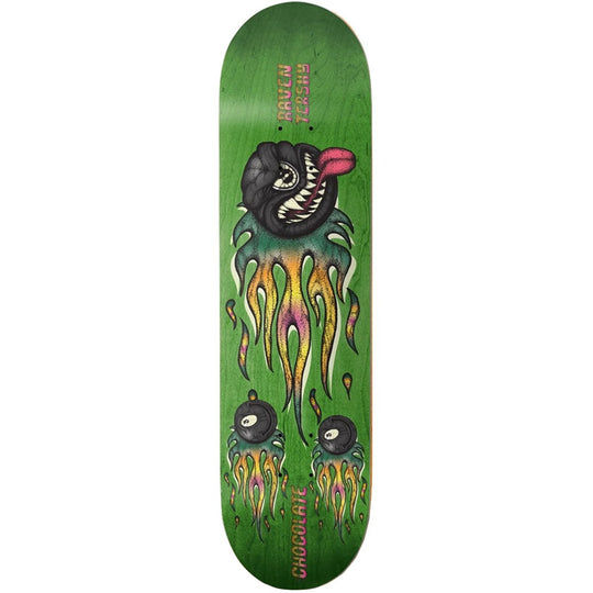 Chocolate Skateboards Raven Tershy Mad 8 Ball One Off Skateboard Deck - 8.5