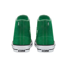 Converse Cons Perforated Suede CTAS Pro High Top Shoes - Green/Black/White
