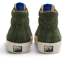 Last Resort VM001 Suede Hi Olive/White Skateboard Shoe