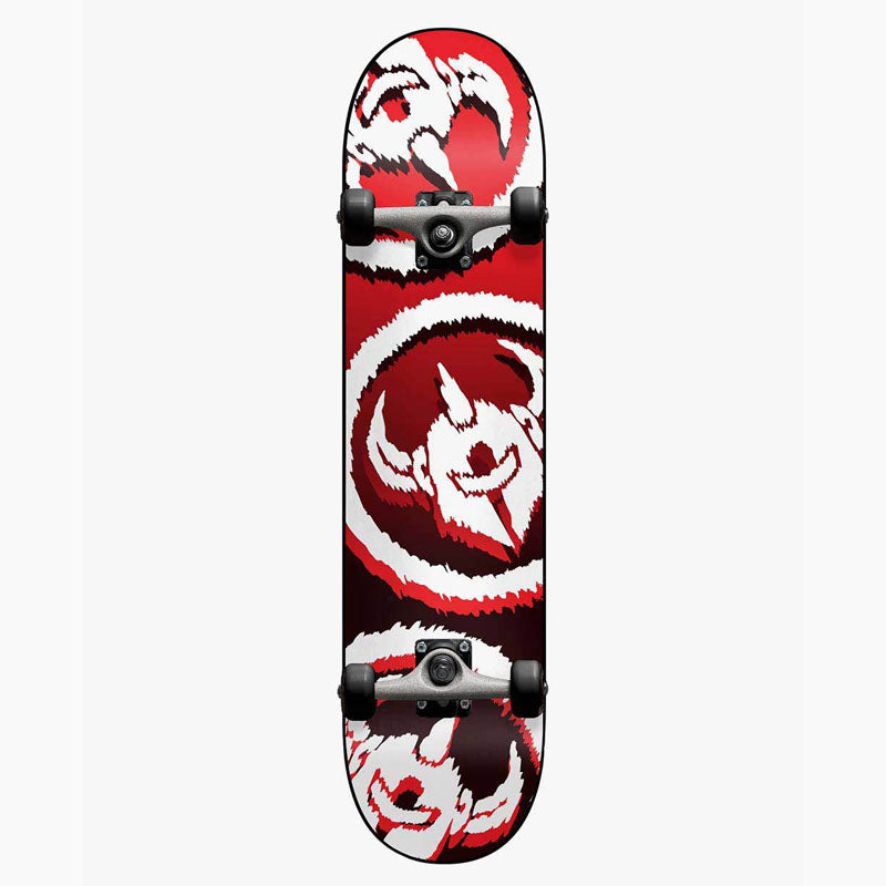 Darkstar Dissent Red Tie Dye FP Complete Skateboard - 7.5