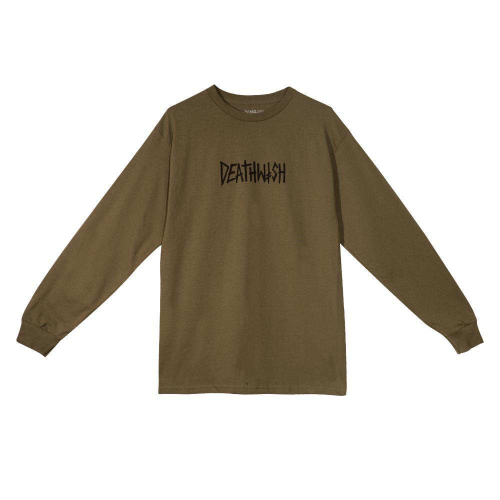 Deathwish Death Tag Long Sleeve Tee Military Green