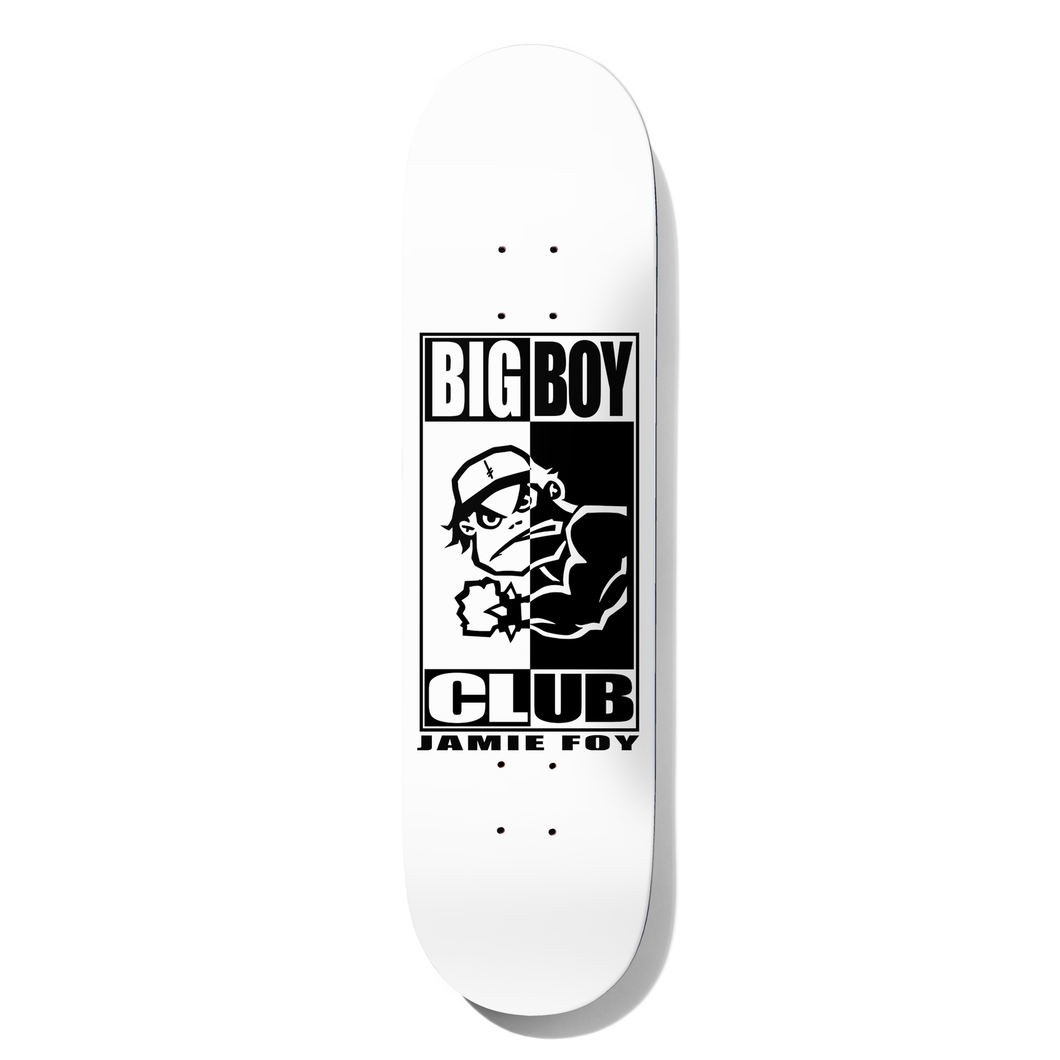 Deathwish Jamie Foy Big Boy Club Skateboard Deck - 8.00