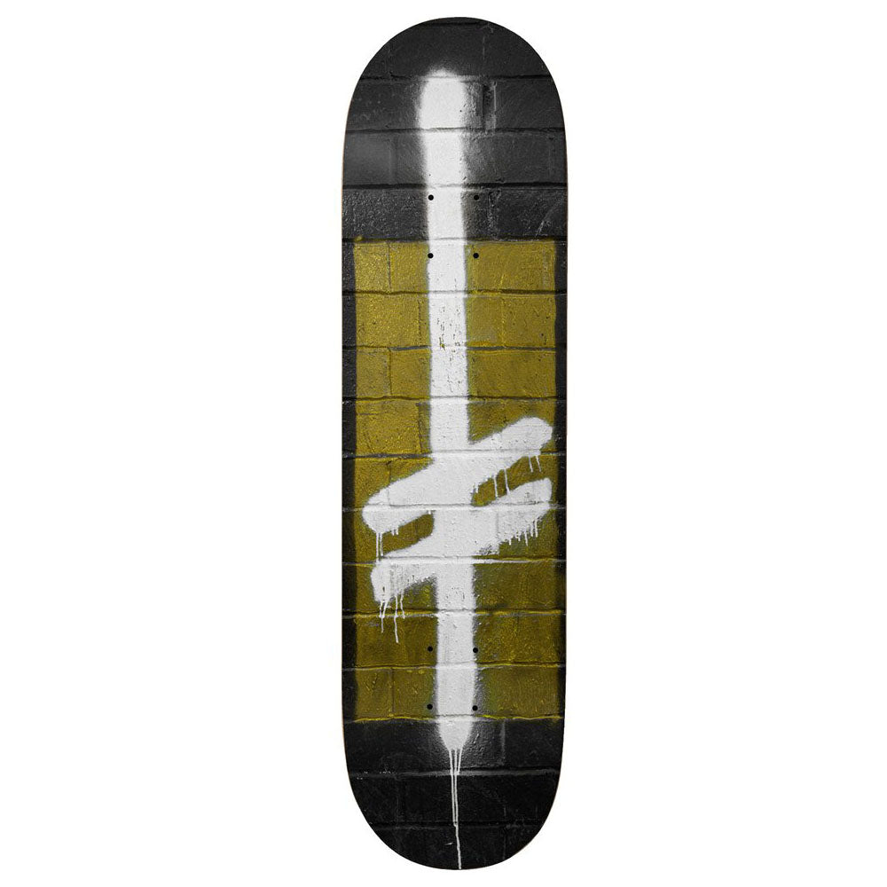 Deathwish Power Logo Black/Gold Skateboard Deck - 8.75