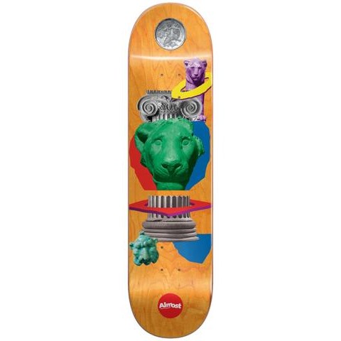 Almost Skateboards Dilo Relics Resin-7 Skateboard Deck - 8.125