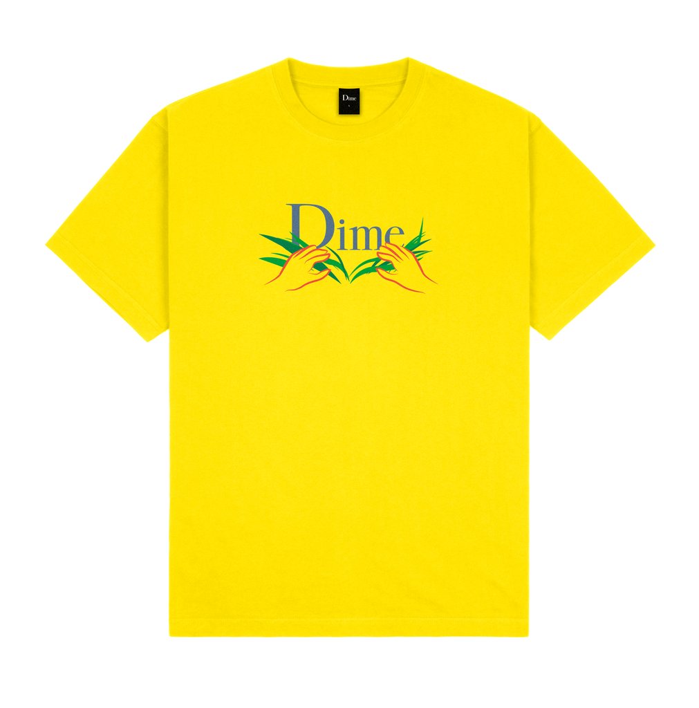 Dime MTL Classic Grass T-Shirt Yellow