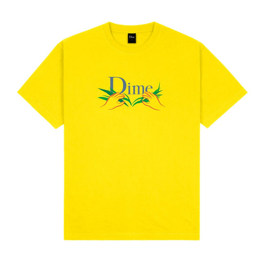 Dime MTL Classic Grass T-Shirt Yellow