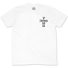 Dogtown Cross Logo T-Shirt White - Neon Fade