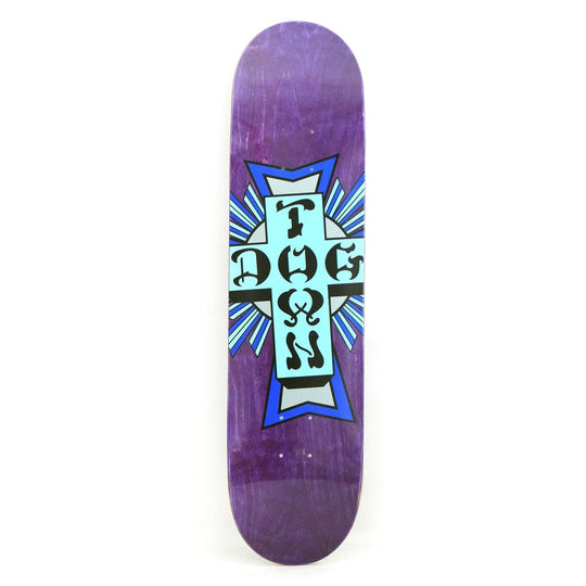 Dogtown Street Cross Logo Skateboard Deck Purple - 7.75