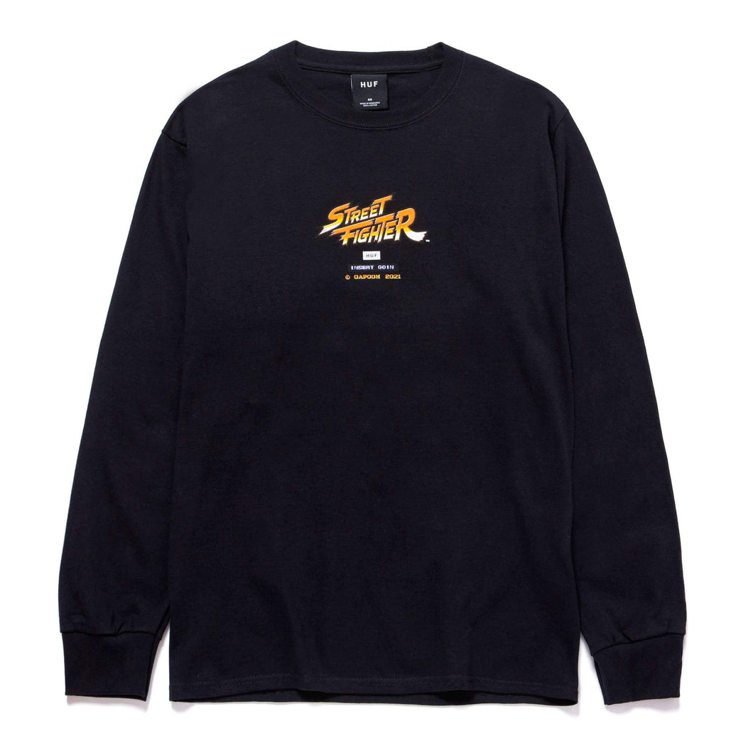 HUF X Street Fighter Ending Long Sleeve T-Shirt - Black
