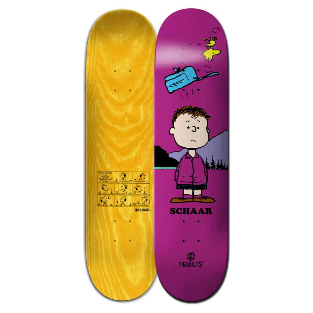 Element Skateboards Peanuts Shermy Tom Schaar Skateboard Deck - 8.38