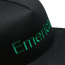 Emerica Pure Five Panel Cap - Black/Green