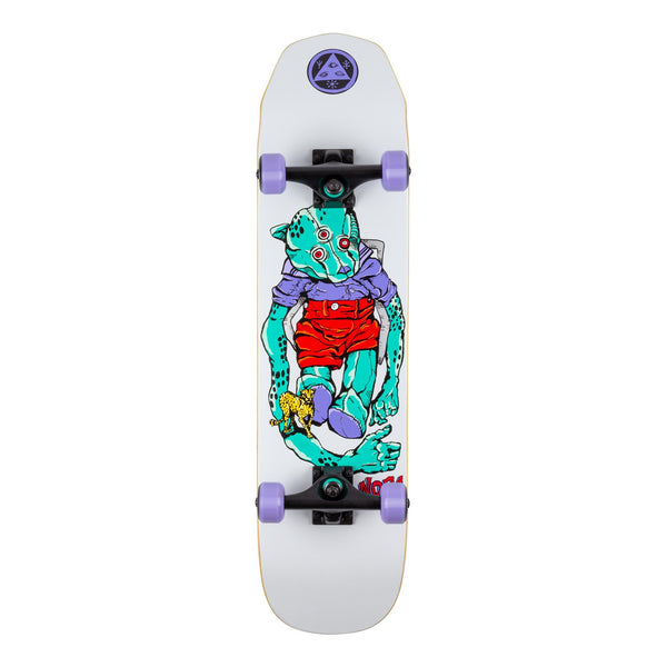 Welcome Skateboards Teddy Complete on Scaled Down Wicked Princess Complete Skateboard- 7.75