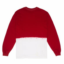 Fucking Awesome Prey Bleach Dip Dyed Long Sleeve T-Shirt - Scarlet Red
