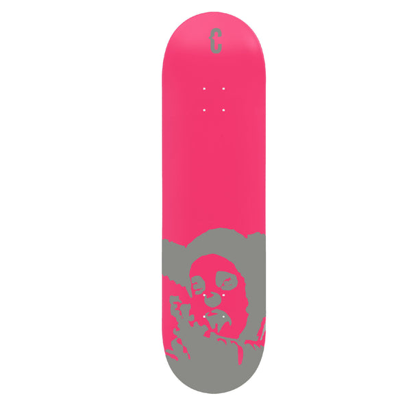 Clown Skateboards Manifesto Flashlite Pink Skateboard Deck - 8.25