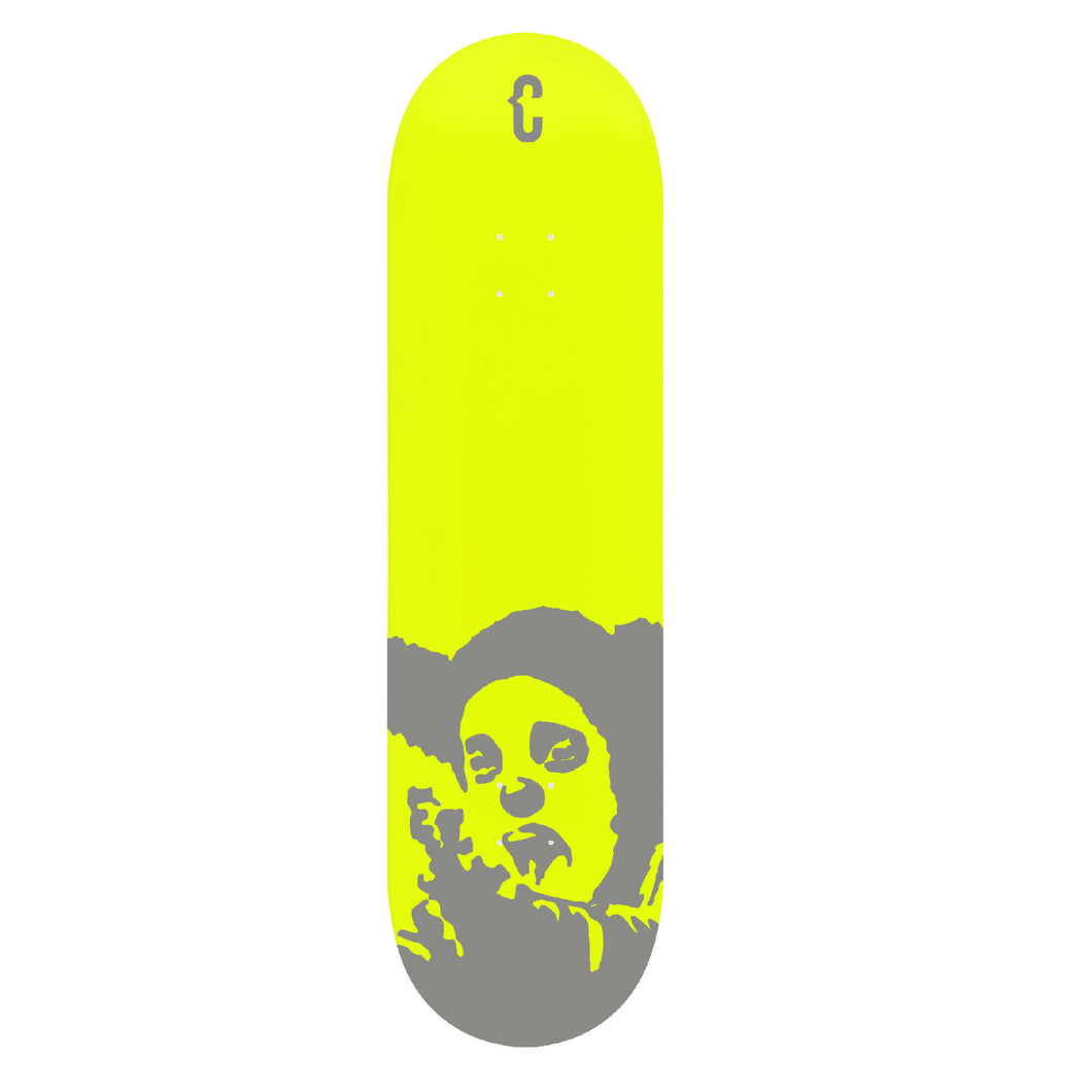 Clown Skateboards Manifesto Flashlite Yellow Skateboard Deck - 8.25