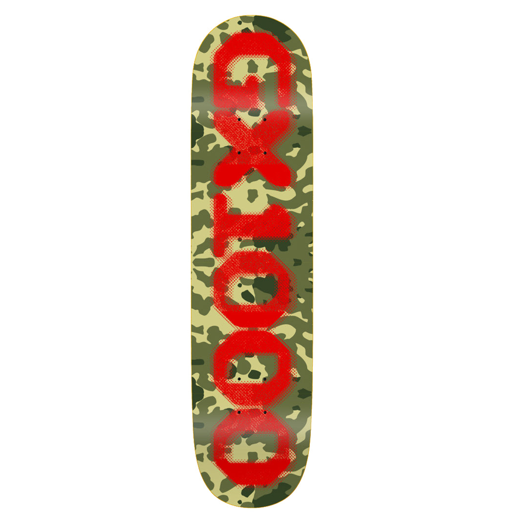 GX1000 OG Forest Camo Skateboard Deck (Two) - 8.625