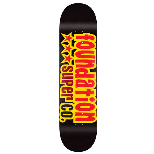 Foundation 3 Star Skateboard Deck - 8.13