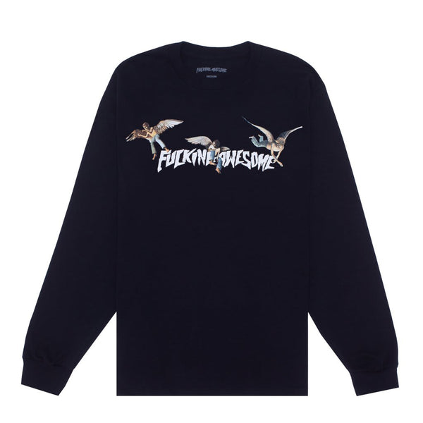 Fucking Awesome Angel Stamp L/S Tee Black