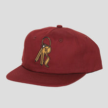Pass-Port Master Key 5 Panel Cap -  Burgundy