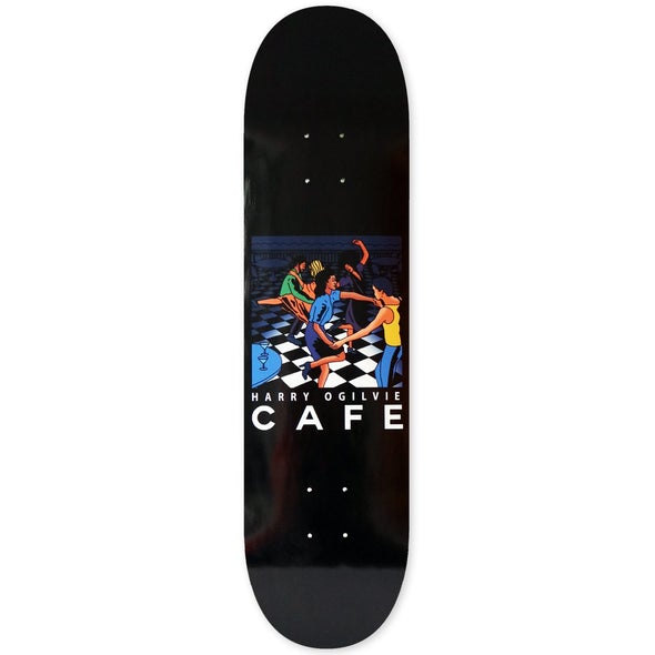 Skateboard Cafe - Harry Ogilvie Old Duke Black Skateboard Deck - 8.5