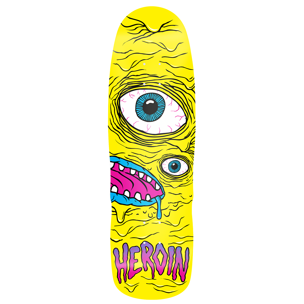 Heroin Skateboards Mini Mutant Skateboard Deck - 8.625