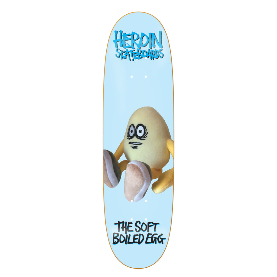 Heroin Skateboards The Soft Boiled Egg Skateboard Deck - 8.7